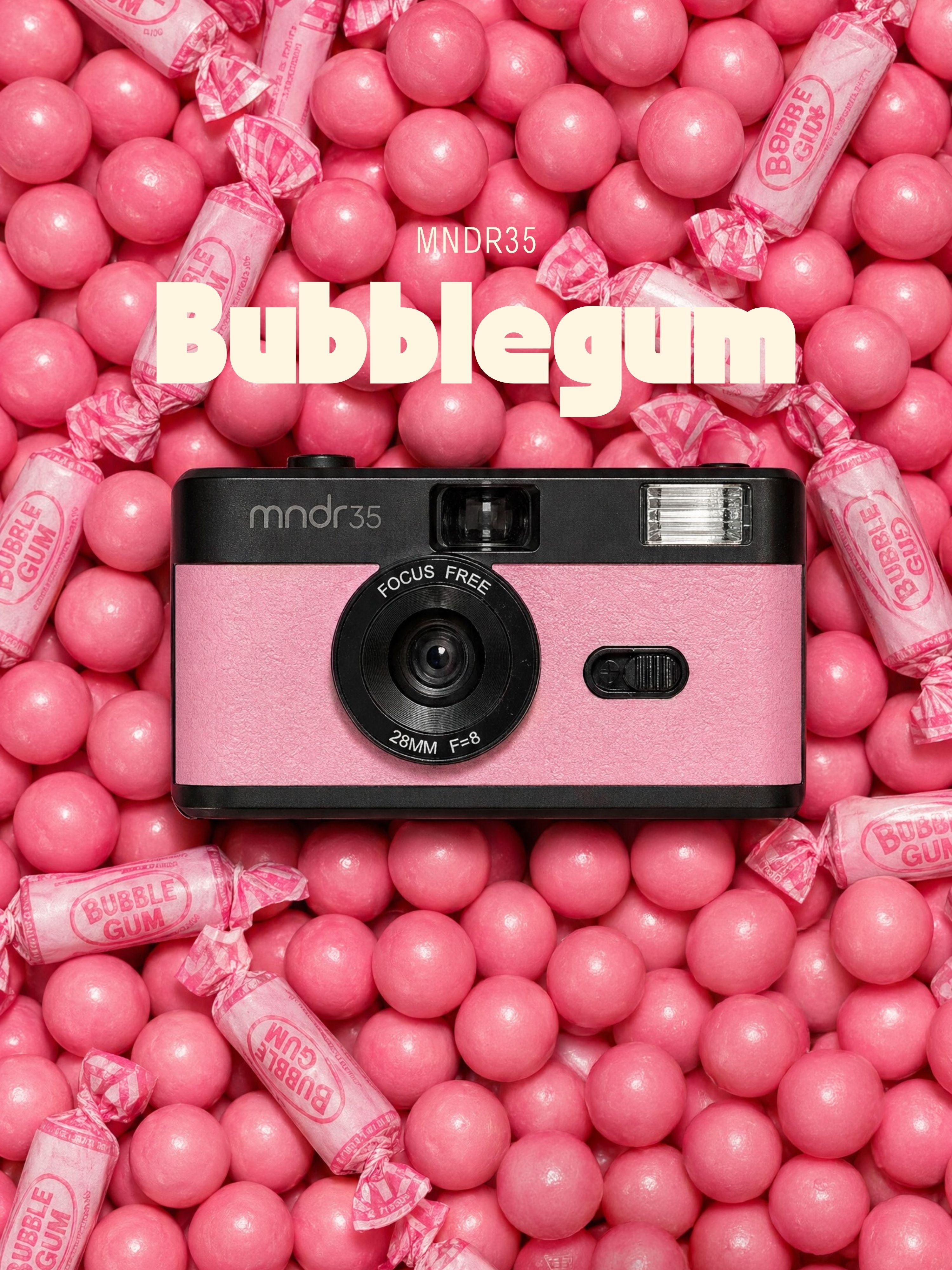 Mndr35 film camera "Bubblegum"