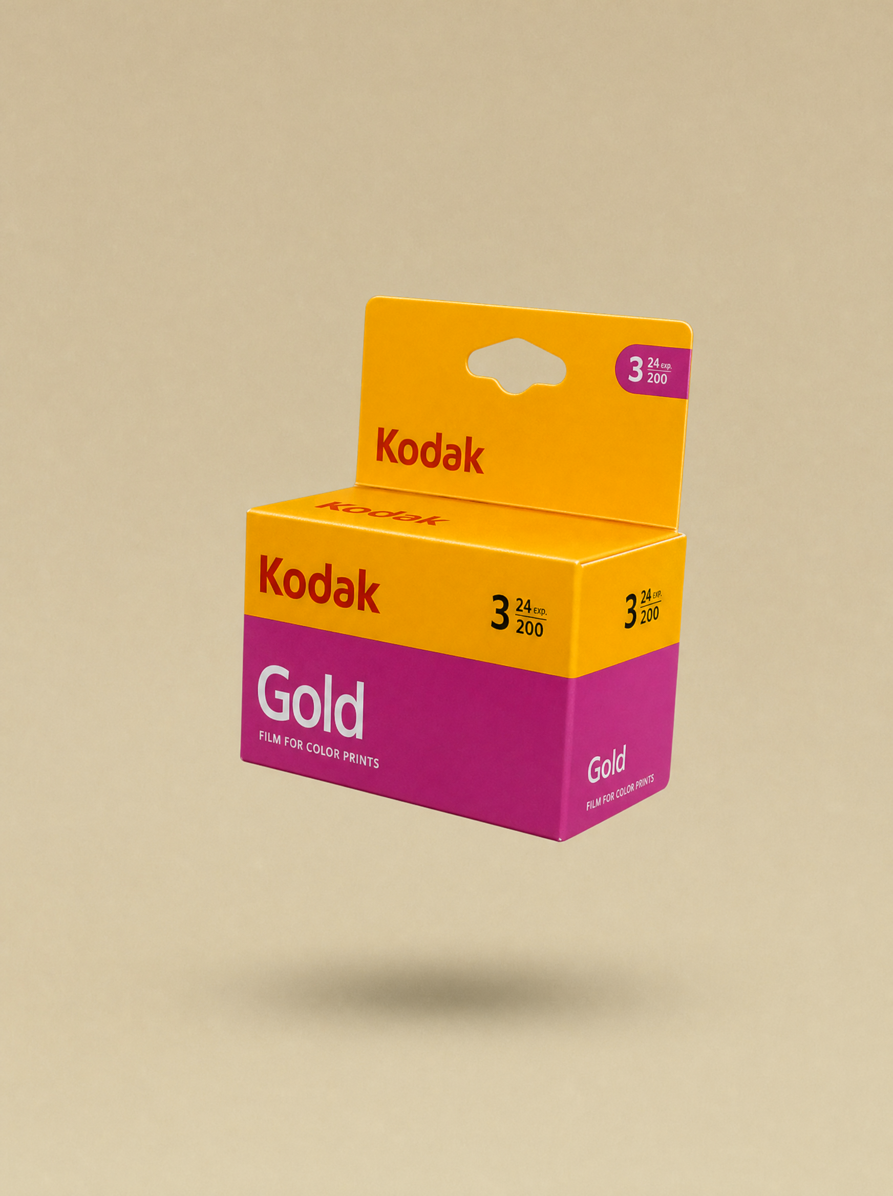 (3 FILMS PACK) Kodak Gold 200 Film 24 Images