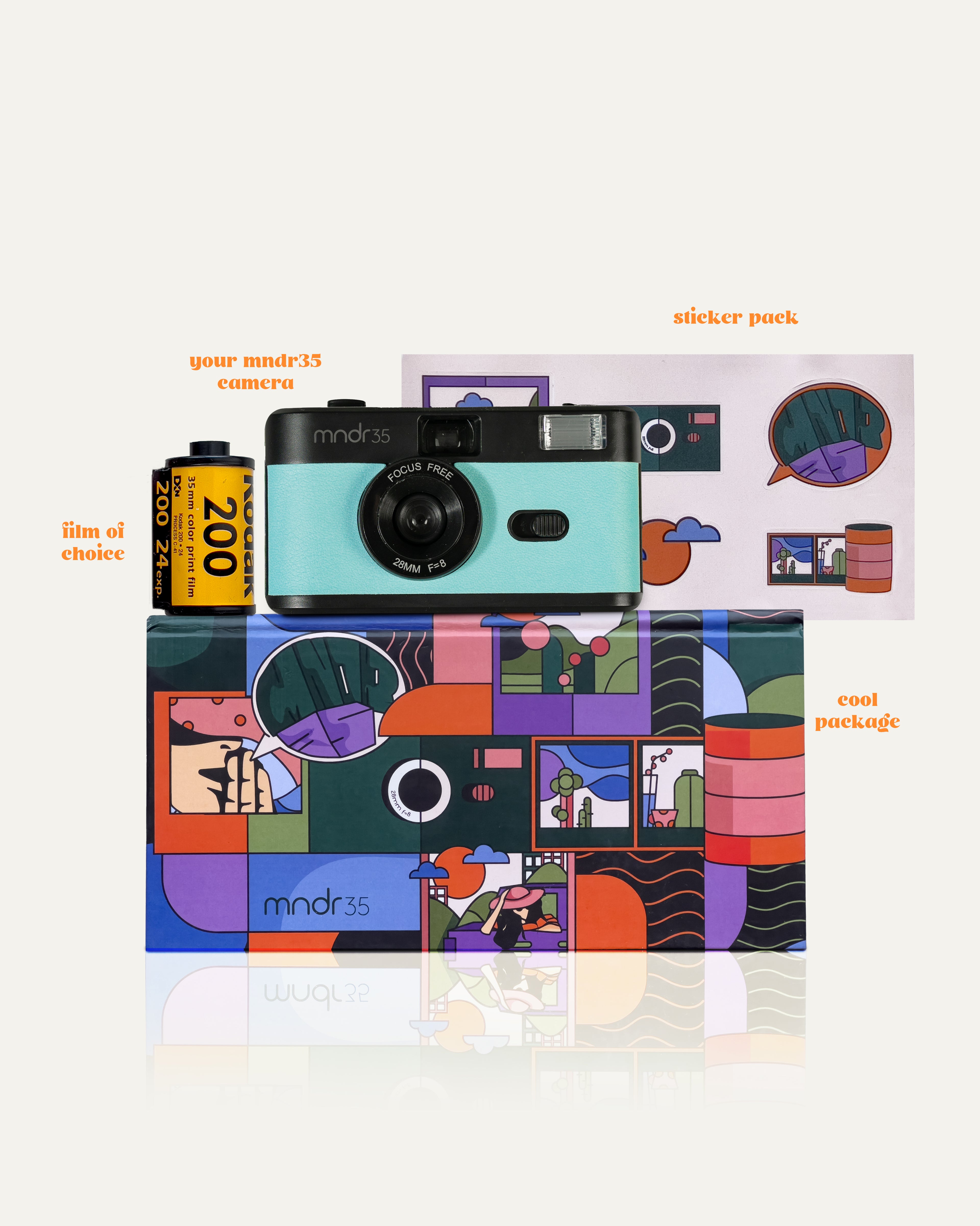 Mndr35 film camera "Sky"