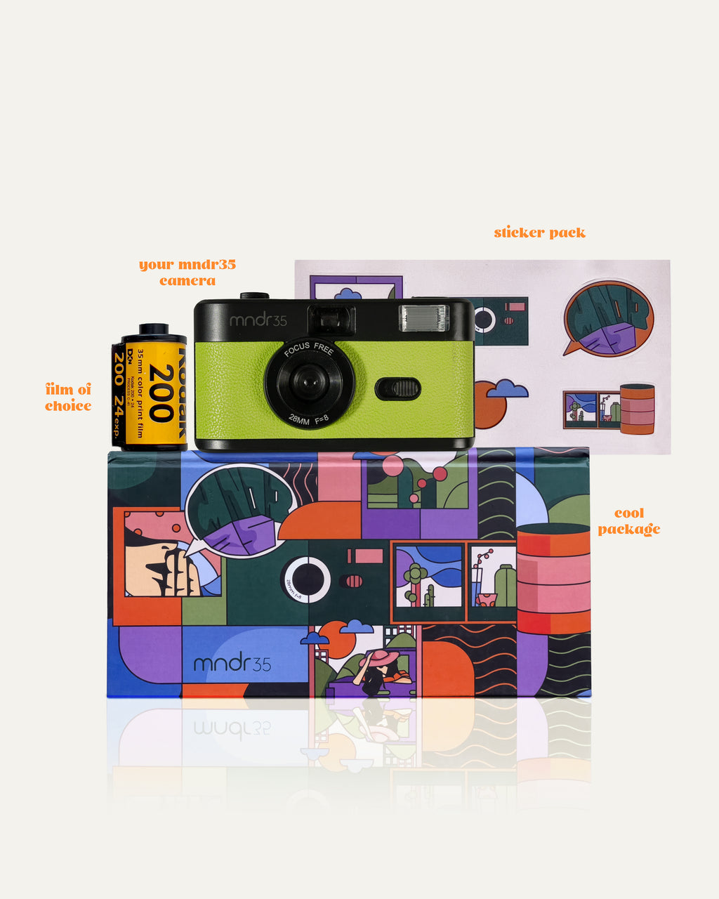Mndr35 film camera "Kiwi"